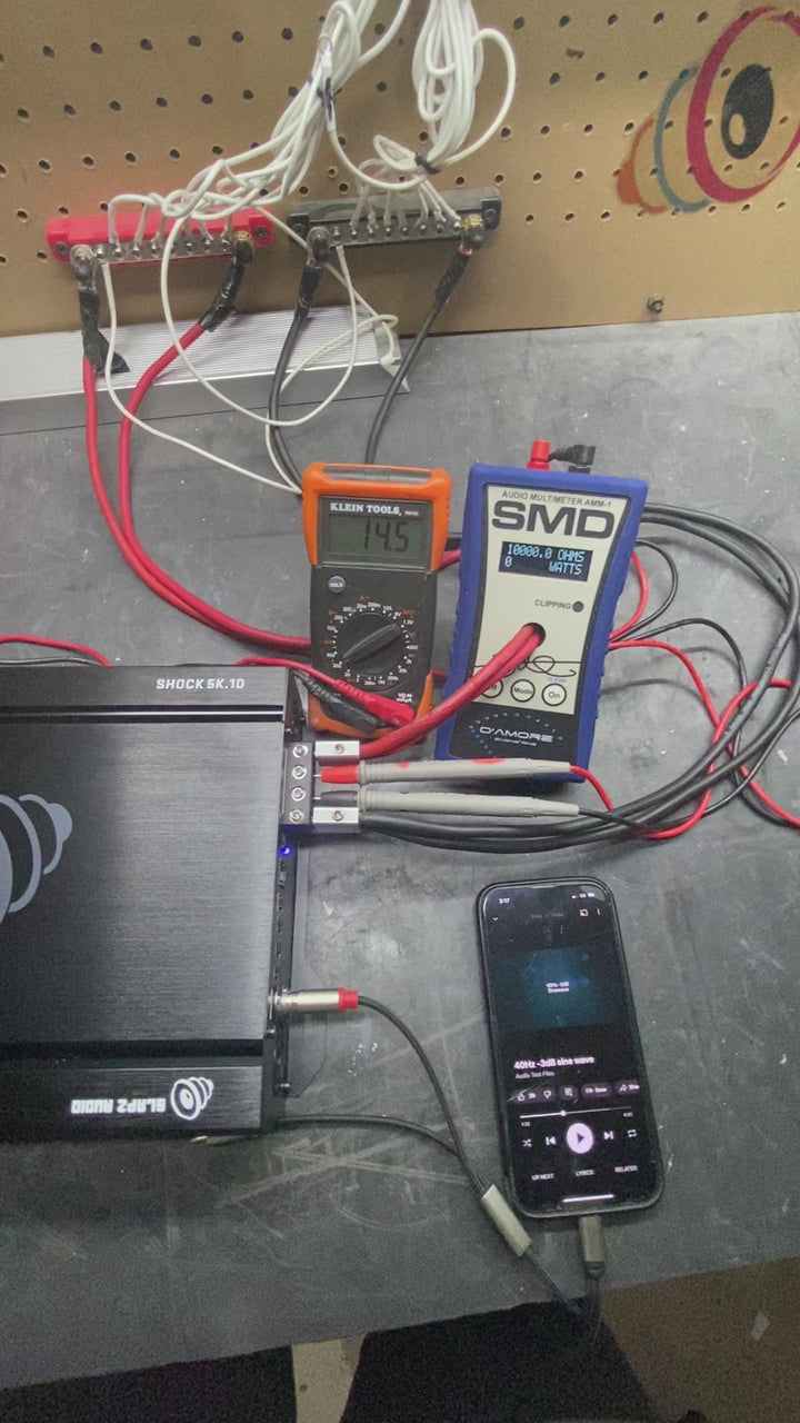 SLAPZ audio Shock 5k dyno and amm1